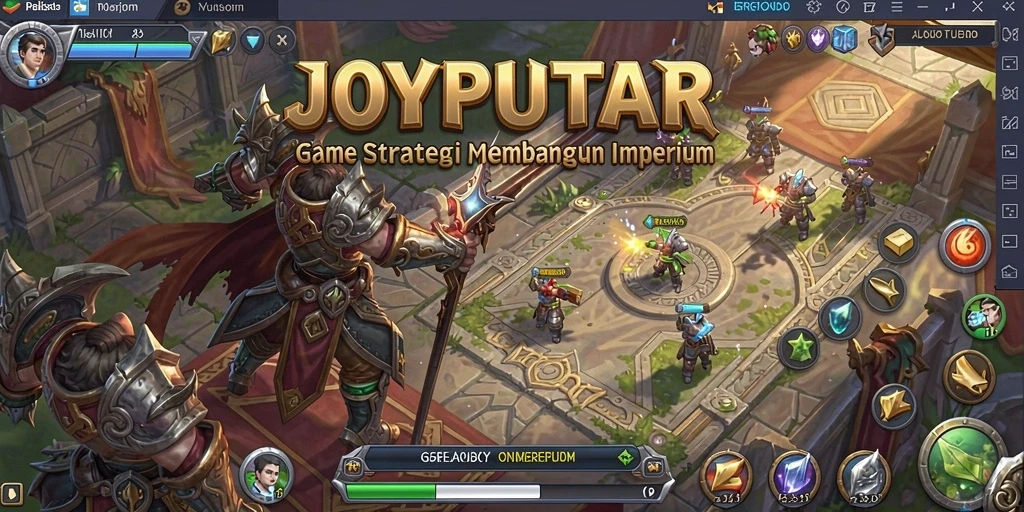 Tangkapan layar gameplay menarik dari JOYPUTAR yang menunjukkan strategi pertempuran.