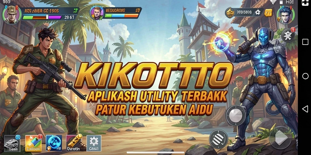 Tampilan antarmuka KIKOTOTO yang modern dan fungsional.