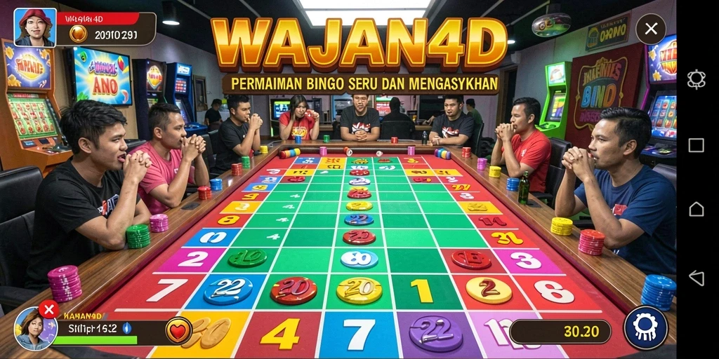 Screenshot gameplay yang menampilkan momen seru saat bermain Bingo.